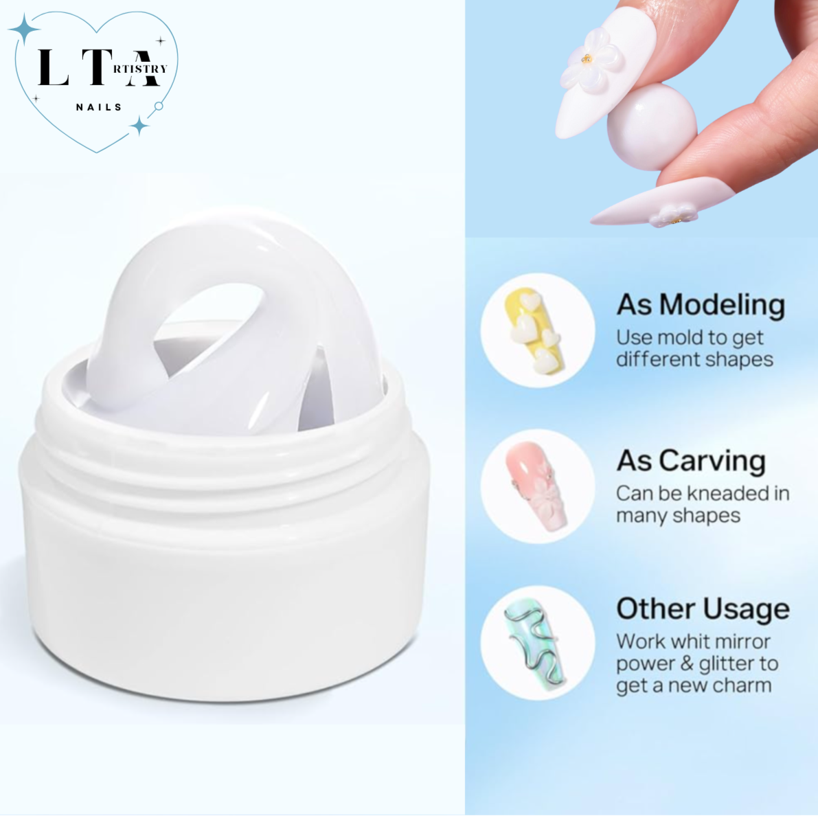 Milky White Sculpting Gel