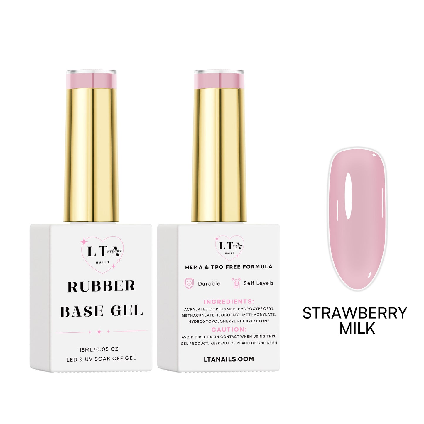 Strawberry Milk Rubber Base