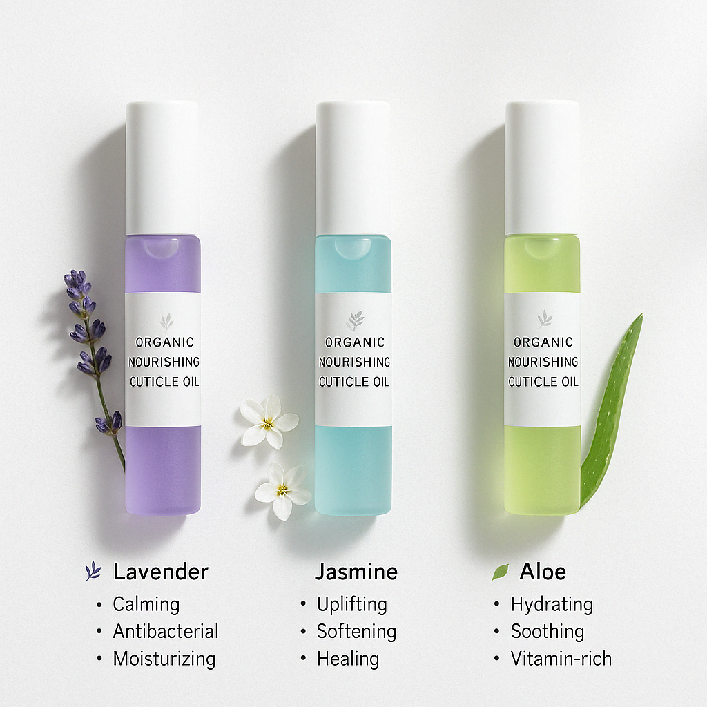 Organic Nail Growth Oil Roller crafted to Moisturize, Strengthen, Nourish, and Hydrate