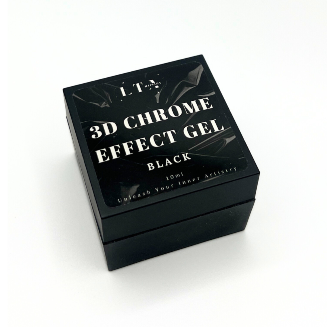 3D Chrome Effect Gel Black