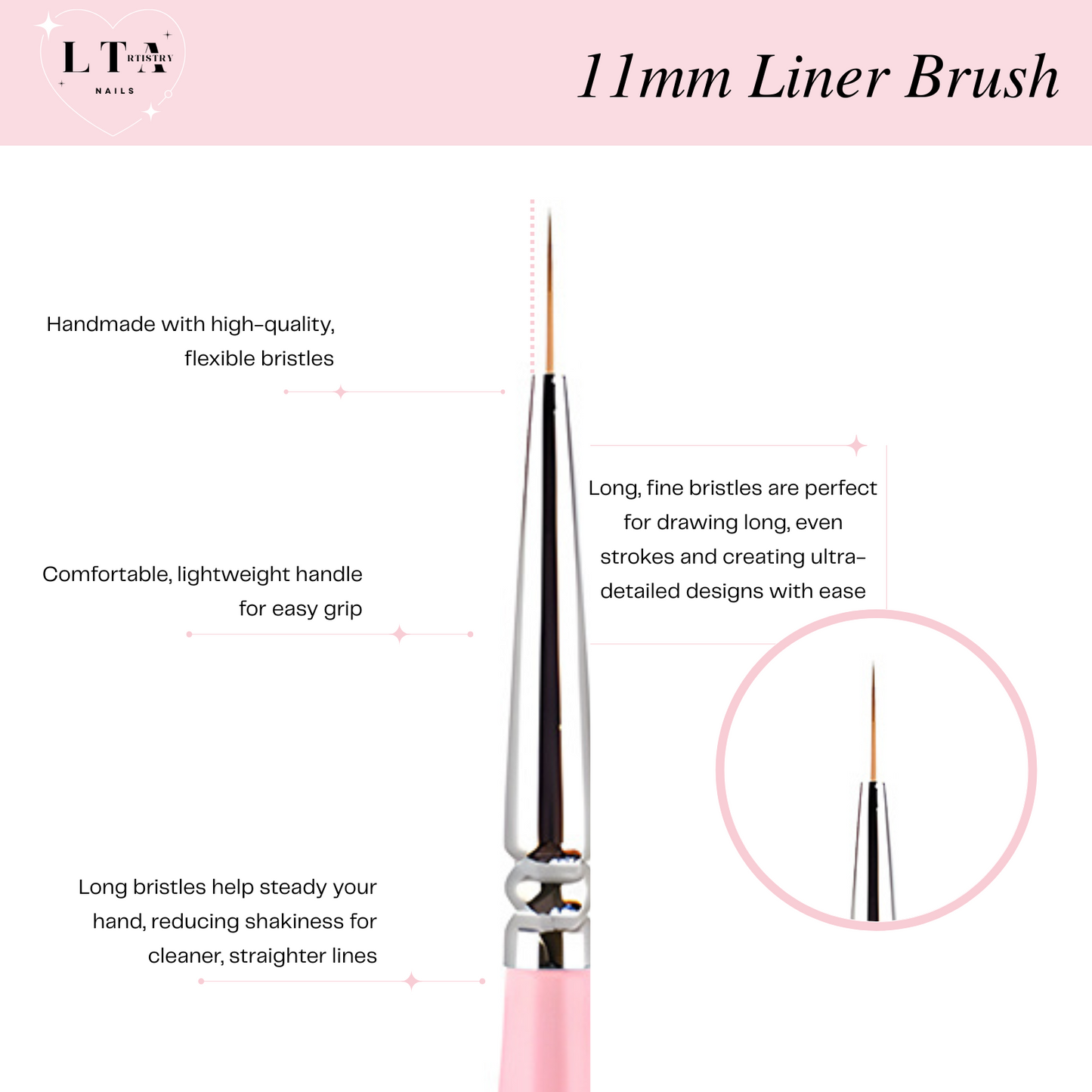 Essential Pro-Nail Art Brushes