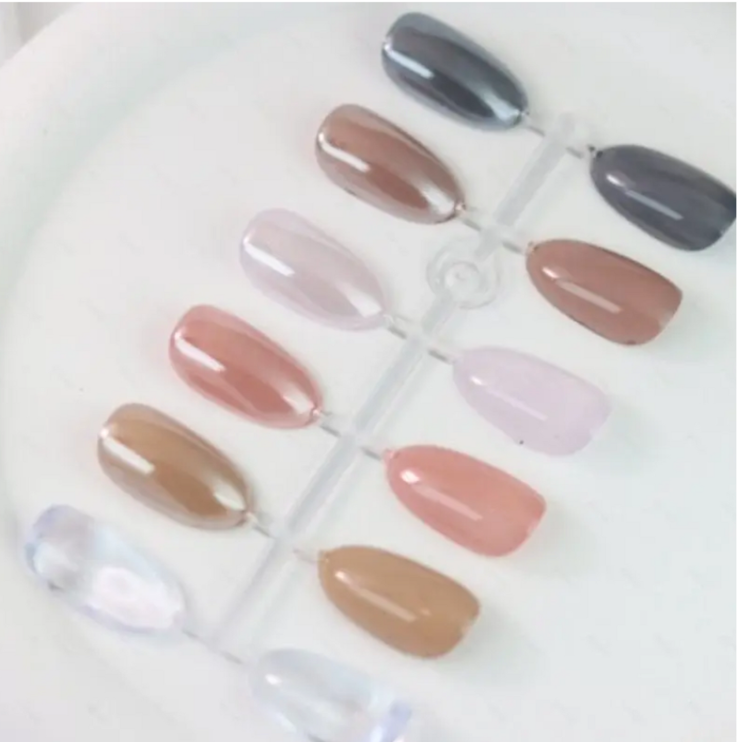 White Pearl Chrome Effect Powder (2 PACK) – Flawless Mirror-Like Shine for Stunning Nails
