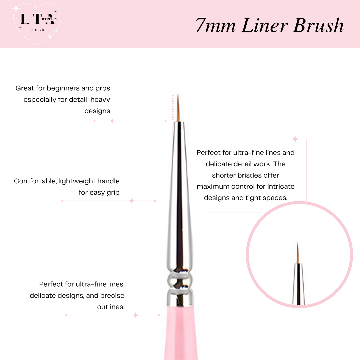 Essential Pro-Nail Art Brushes
