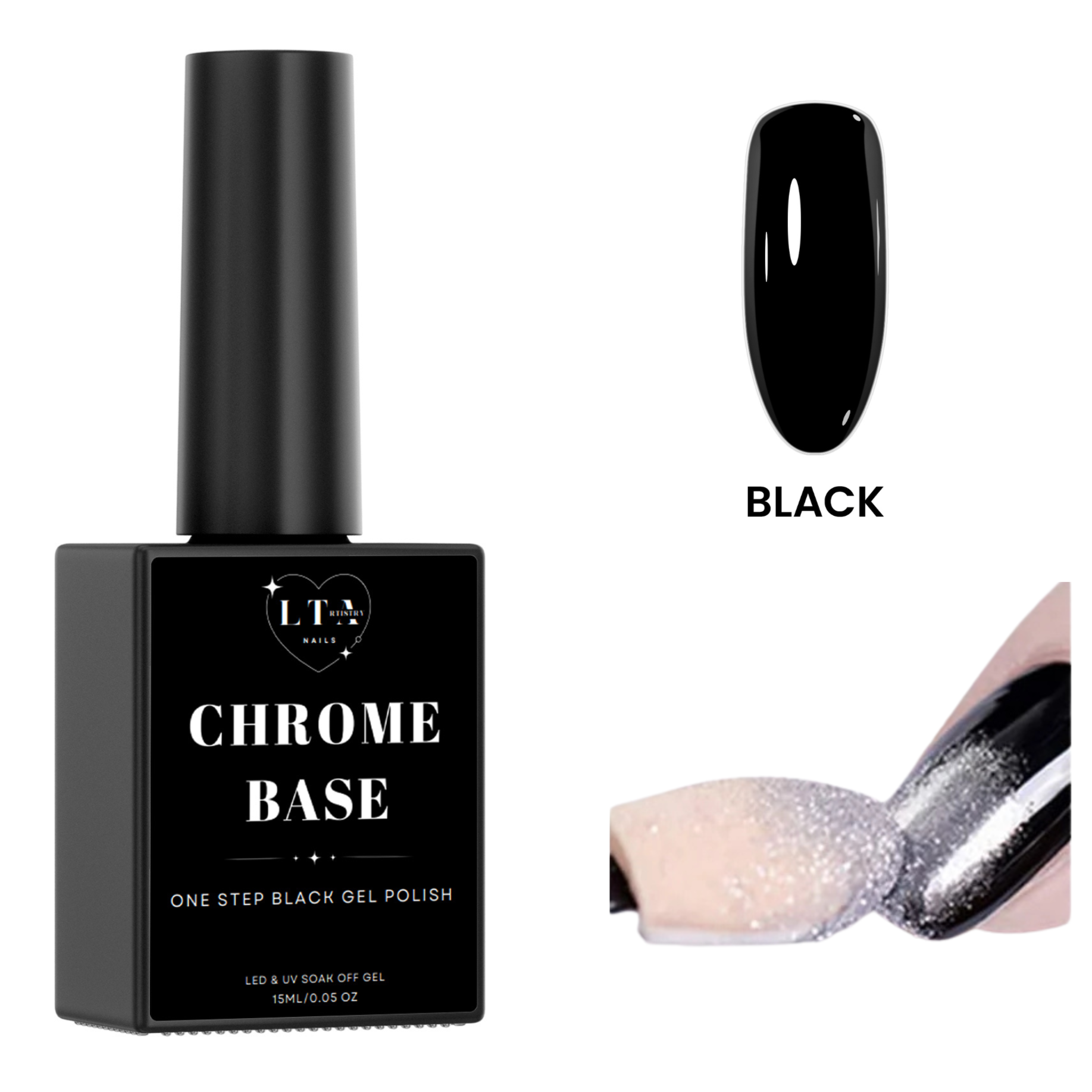 chrome base gel for chrome nails
