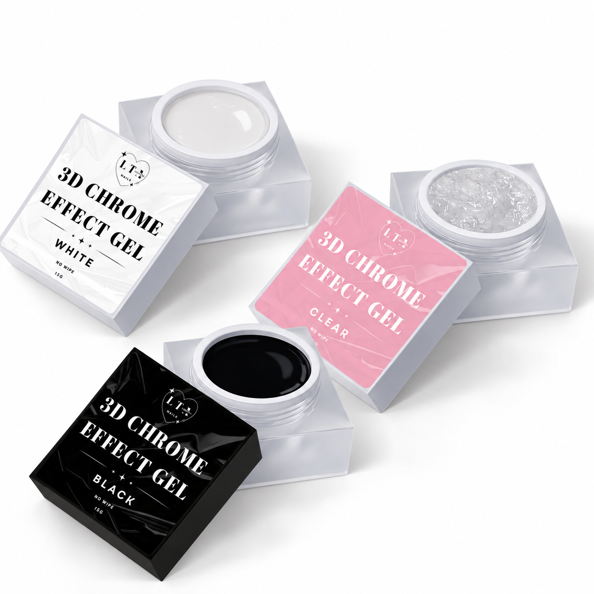 3D Chrome Nail Starter Kit