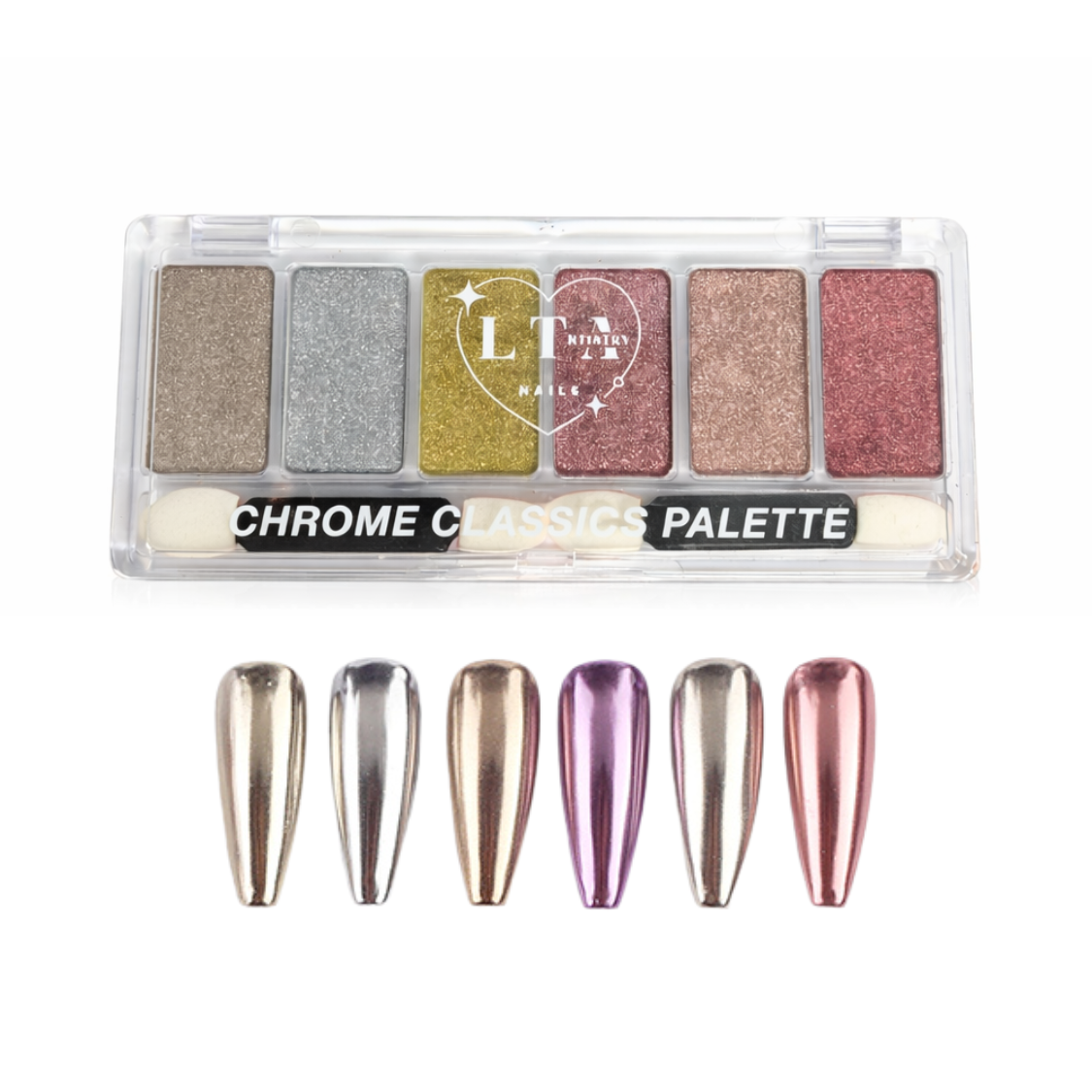 Chrome Nails Palette