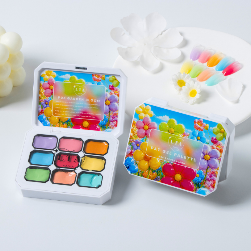 P06 Garden Bloom - PAT PAINTING GEL Ombre & Aura Nail Art