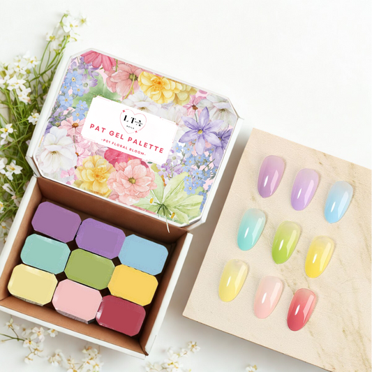 PAT GEL OMBRE AND AURA NAILS