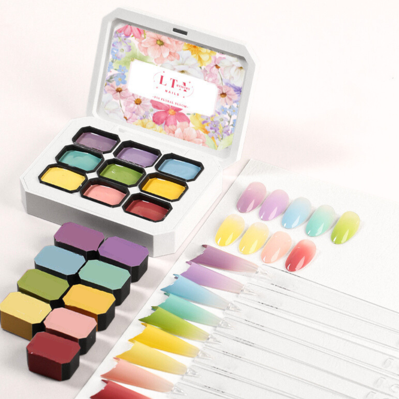 aura, ombre pat gel