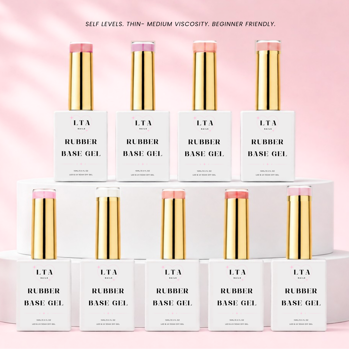 lta nails rubber base gel polish