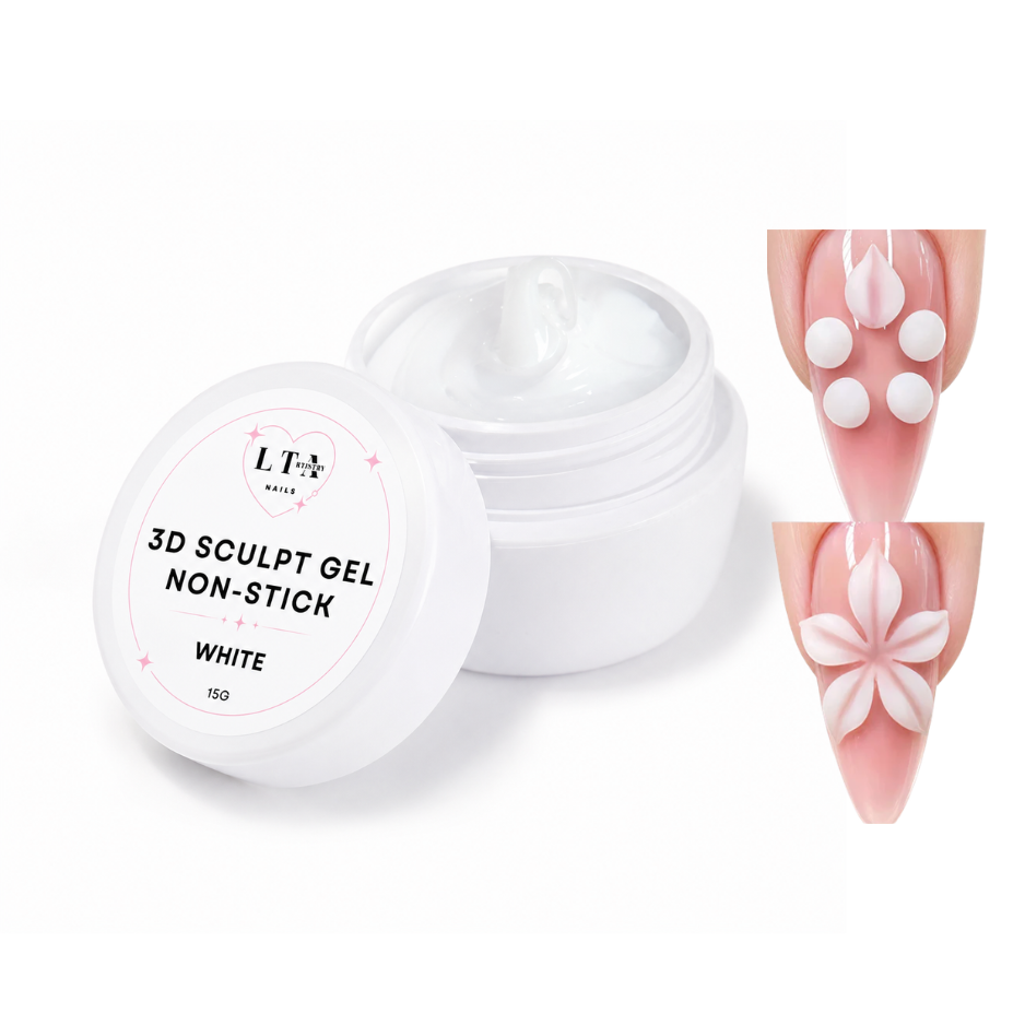 3D Sculpt Gel in white LTA NAILS