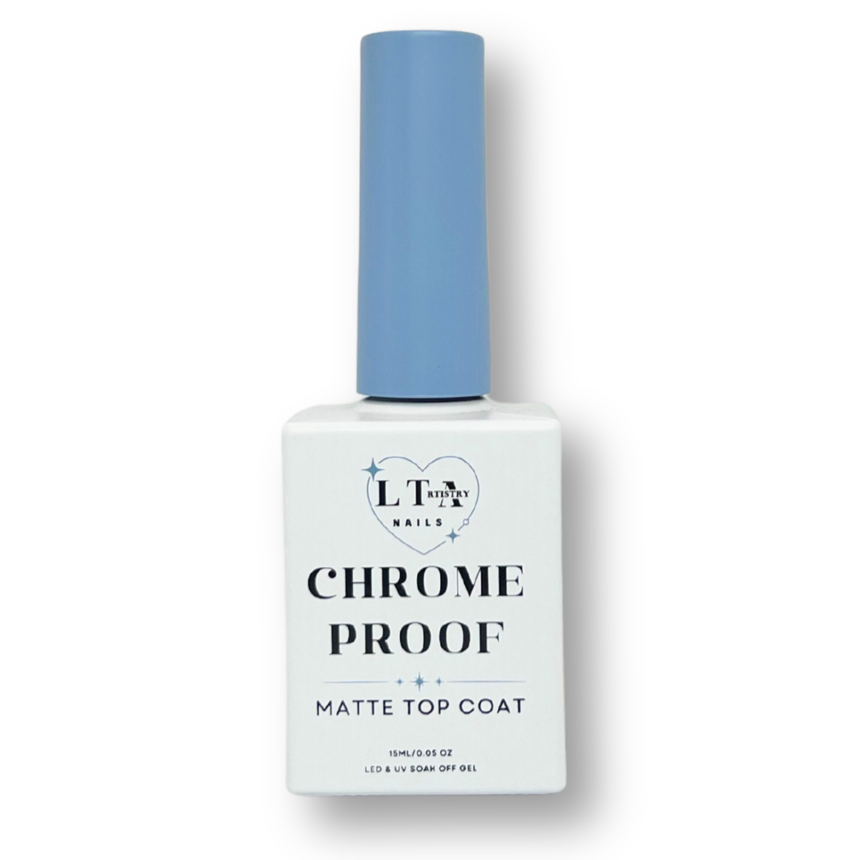 chrome proof matte top coat LTANAILS