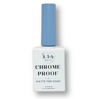 chrome proof matte top coat LTANAILS